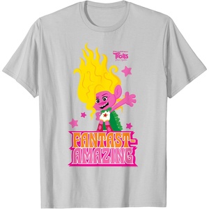image:imageDreamWorks Trolls Band Together Viva FatastAmazing TShirtSilver Grey