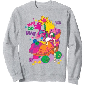 image:imageDreamWorks Trolls Band Together We Do We Poppy and Viva SweatshirtHeather Grey