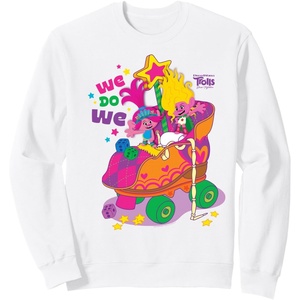 image:imageDreamWorks Trolls Band Together We Do We Poppy and Viva SweatshirtWhite