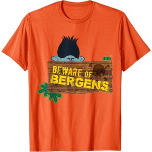 image:imageDreamWorks Trolls Beware of Bergens Branch TShirtOrange