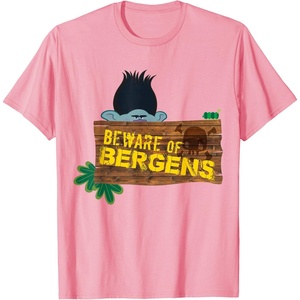 image:imageDreamWorks Trolls Beware of Bergens Branch TShirtPink