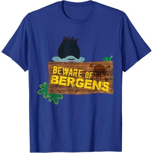 image:imageDreamWorks Trolls Beware of Bergens Branch TShirtRoyal Blue