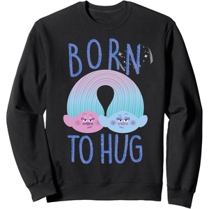 image:imageDreamWorks Trolls Born To Hug SweatshirtBlack