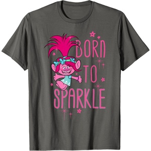 image:imageDreamWorks Trolls Born to Sparkle TShirtAsphalt Grey