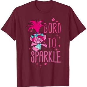 image:imageDreamWorks Trolls Born to Sparkle TShirtBurgundy