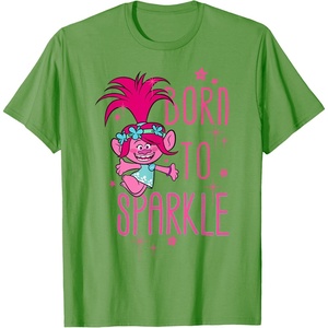 image:imageDreamWorks Trolls Born to Sparkle TShirtGrass Green