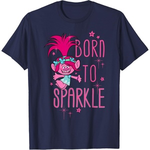 image:imageDreamWorks Trolls Born to Sparkle TShirtNavy Blue