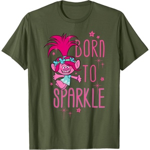 image:imageDreamWorks Trolls Born to Sparkle TShirtOlive Green