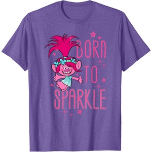 image:imageDreamWorks Trolls Born to Sparkle TShirtPurple Heather