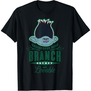 image:imageDreamWorks Trolls Branch Grumpy But Lovable TShirtBlack