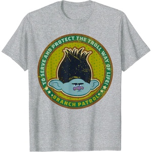 image:imageDreamWorks Trolls Branch Patrol TShirtHeather Grey