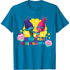 image:imageDreamWorks Trolls Branch and Poppy Cupcakes TShirtSapphire Blue