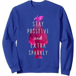 image:imageDreamWorks Trolls Extra Sparkly SweatshirtRoyal Blue