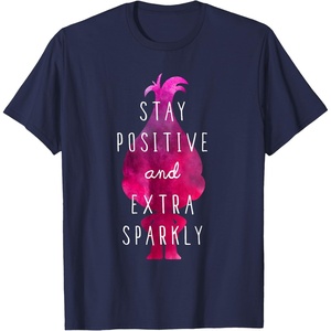 image:imageDreamWorks Trolls Extra Sparkly TShirtNavy Blue