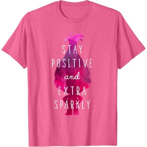 image:imageDreamWorks Trolls Extra Sparkly TShirtPink Heather
