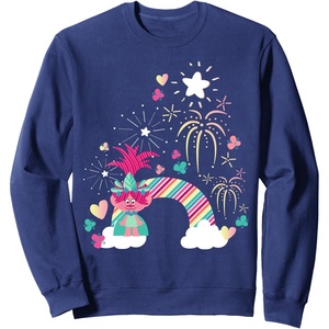 image:imageDreamWorks Trolls Fireworks SweatshirtNavy Blue