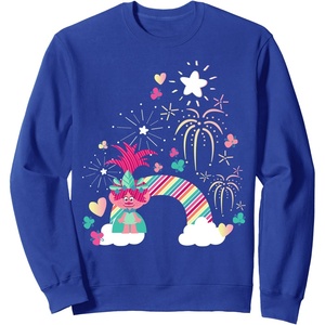 image:imageDreamWorks Trolls Fireworks SweatshirtRoyal Blue