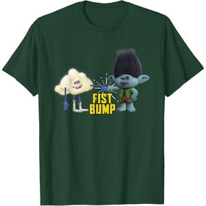 image:imageDreamWorks Trolls Fist Bump TShirt SmallDark Green