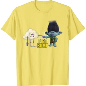 image:imageDreamWorks Trolls Fist Bump TShirt SmallLemon Yellow