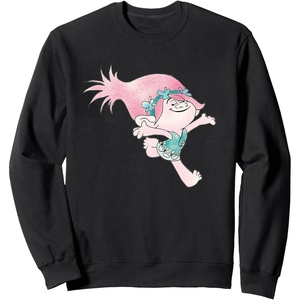 image:imageDreamWorks Trolls Flower Print SweatshirtBlack