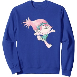 image:imageDreamWorks Trolls Flower Print SweatshirtRoyal Blue