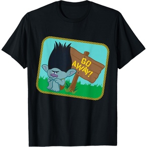 image:imageDreamWorks Trolls Go Away Grumpy Branch TShirtBlack