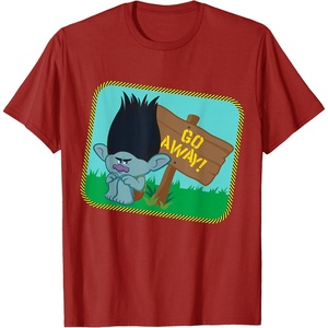 image:imageDreamWorks Trolls Go Away Grumpy Branch TShirtCranberry Red