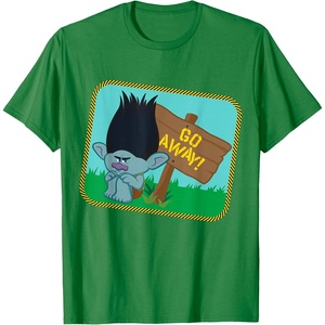 image:imageDreamWorks Trolls Go Away Grumpy Branch TShirtKelly Green