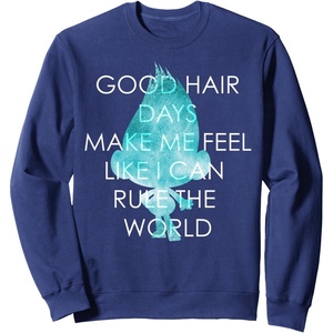 image:imageDreamWorks Trolls Good Hair Days SweatshirtNavy Blue