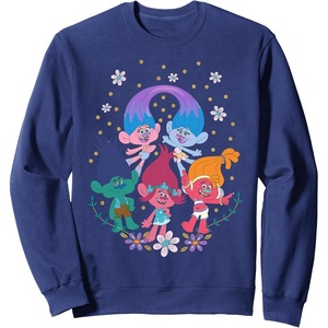 image:imageDreamWorks Trolls Group Shot SweatshirtNavy Blue