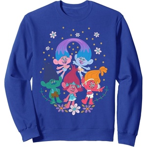 image:imageDreamWorks Trolls Group Shot SweatshirtRoyal Blue
