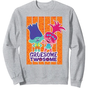 image:imageDreamWorks Trolls Halloween Gruesome Twosome SweatshirtHeather Grey