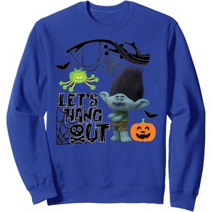 image:imageDreamWorks Trolls Halloween Lets hangout SweatshirtRoyal Blue