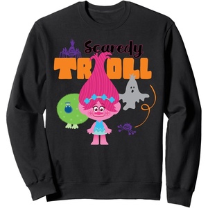 image:imageDreamWorks Trolls Halloween Scaredy Troll SweatshirtBlack