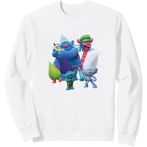 image:imageDreamWorks Trolls Happy Group SweatshirtWhite