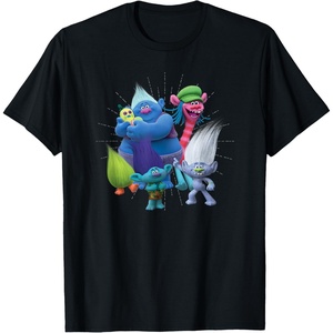 image:imageDreamWorks Trolls Happy Group TShirtBlack