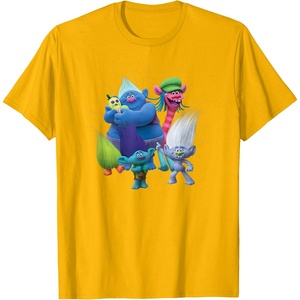 image:imageDreamWorks Trolls Happy Group TShirtGolden Yellow