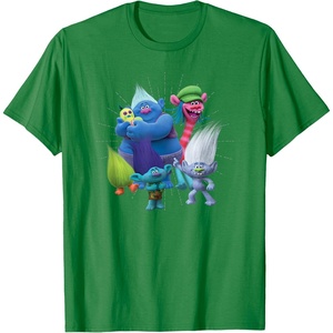 image:imageDreamWorks Trolls Happy Group TShirtKelly Green