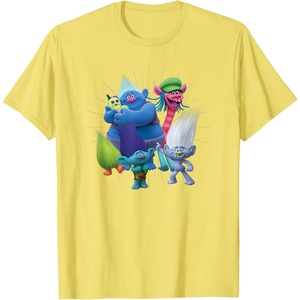 image:imageDreamWorks Trolls Happy Group TShirtLemon Yellow