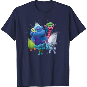 image:imageDreamWorks Trolls Happy Group TShirtNavy Blue