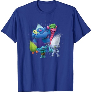 image:imageDreamWorks Trolls Happy Group TShirtRoyal Blue