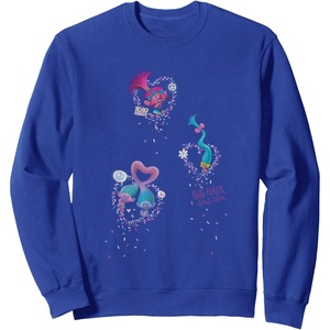image:imageDreamWorks Trolls Heart Sprinkles SweatshirtRoyal Blue