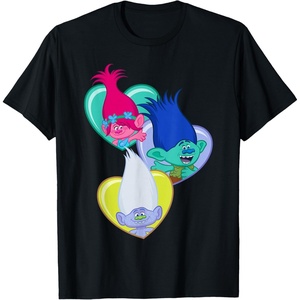 image:imageDreamWorks Trolls Hearts and Hearts TShirtBlack