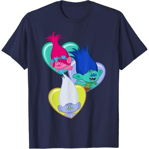 image:imageDreamWorks Trolls Hearts and Hearts TShirtNavy Blue