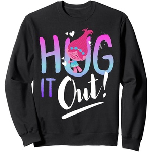 image:imageDreamWorks Trolls Hug It Out SweatshirtBlack