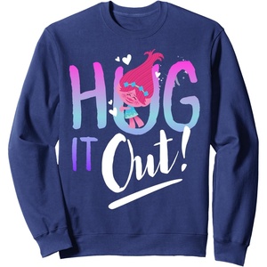 image:imageDreamWorks Trolls Hug It Out SweatshirtNavy Blue