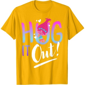 image:imageDreamWorks Trolls Hug It Out TShirtGolden Yellow