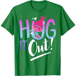 image:imageDreamWorks Trolls Hug It Out TShirtKelly Green
