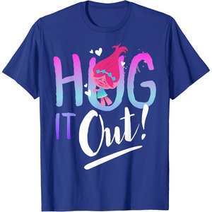 image:imageDreamWorks Trolls Hug It Out TShirtRoyal Blue
