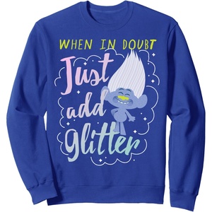 image:imageDreamWorks Trolls Just Add Glitter SweatshirtRoyal Blue